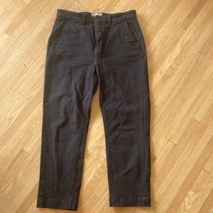 Everlane Black Ankle Length Chino Size 12